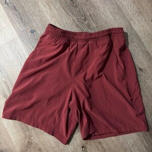 Pace Breaker Lined Short 7" in burgundy